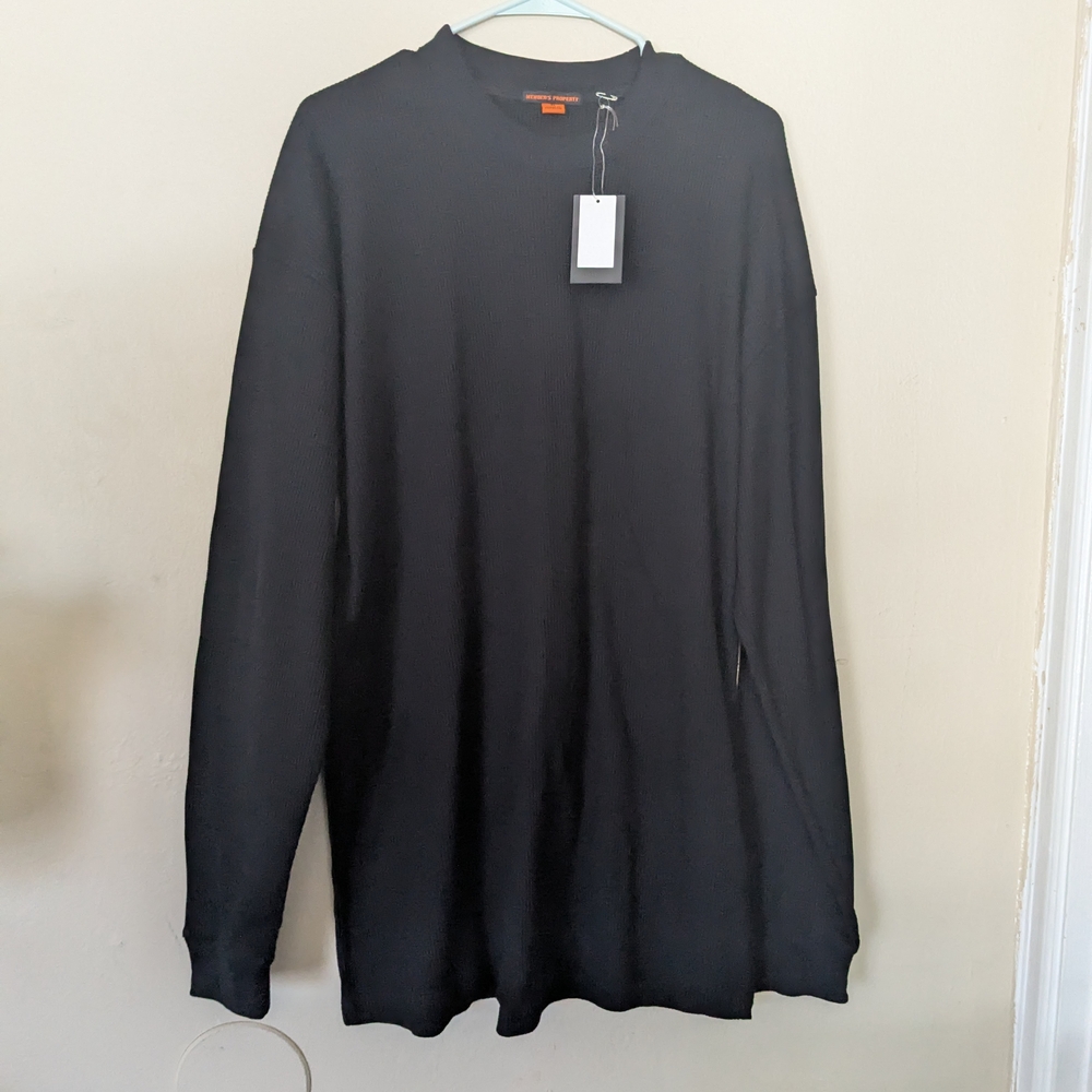 Men's Classic Black Long Sleeve Tee